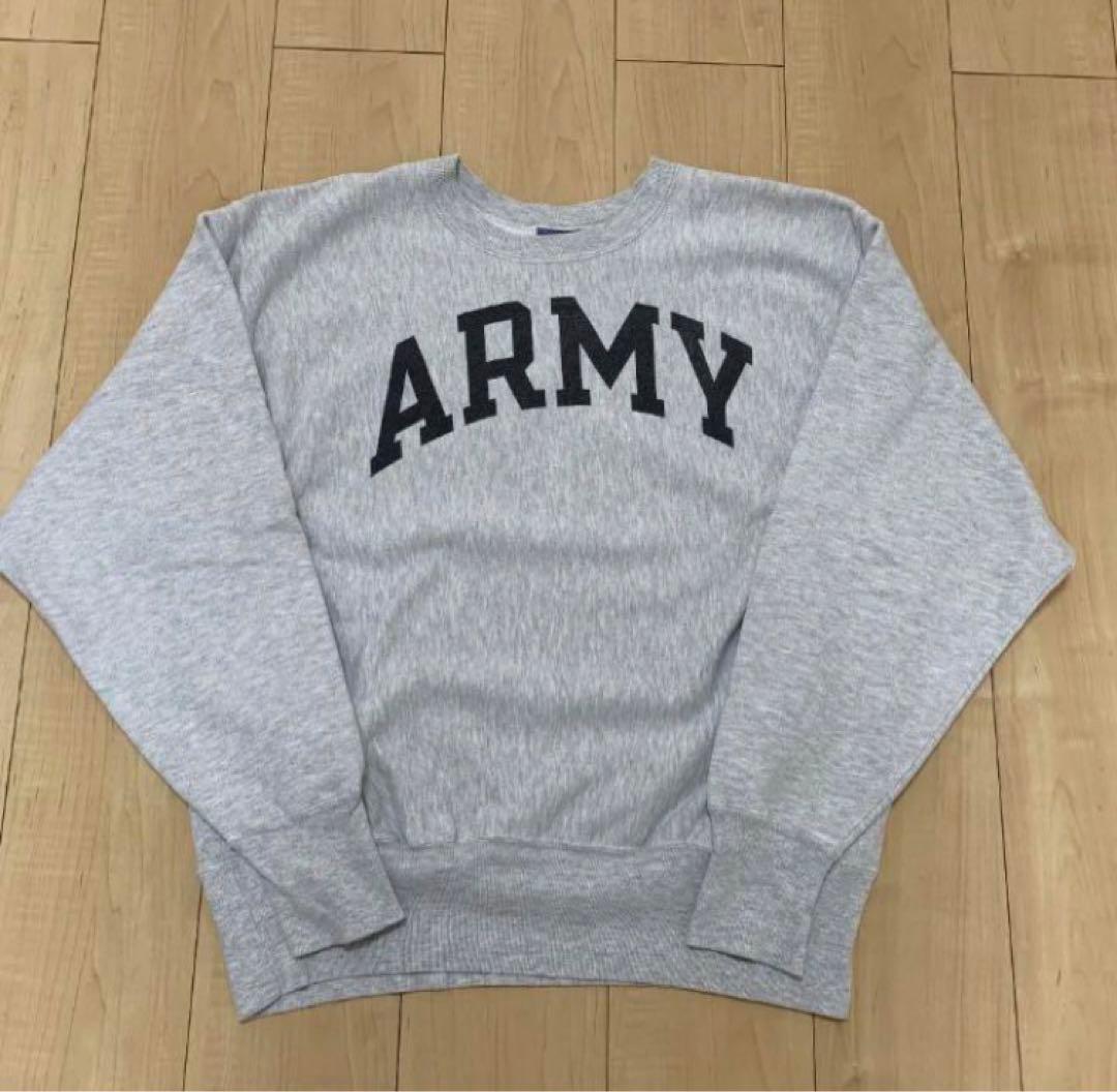 ARMY 90s リバースウィーブ 軍物 champion ミリタリー　春物
