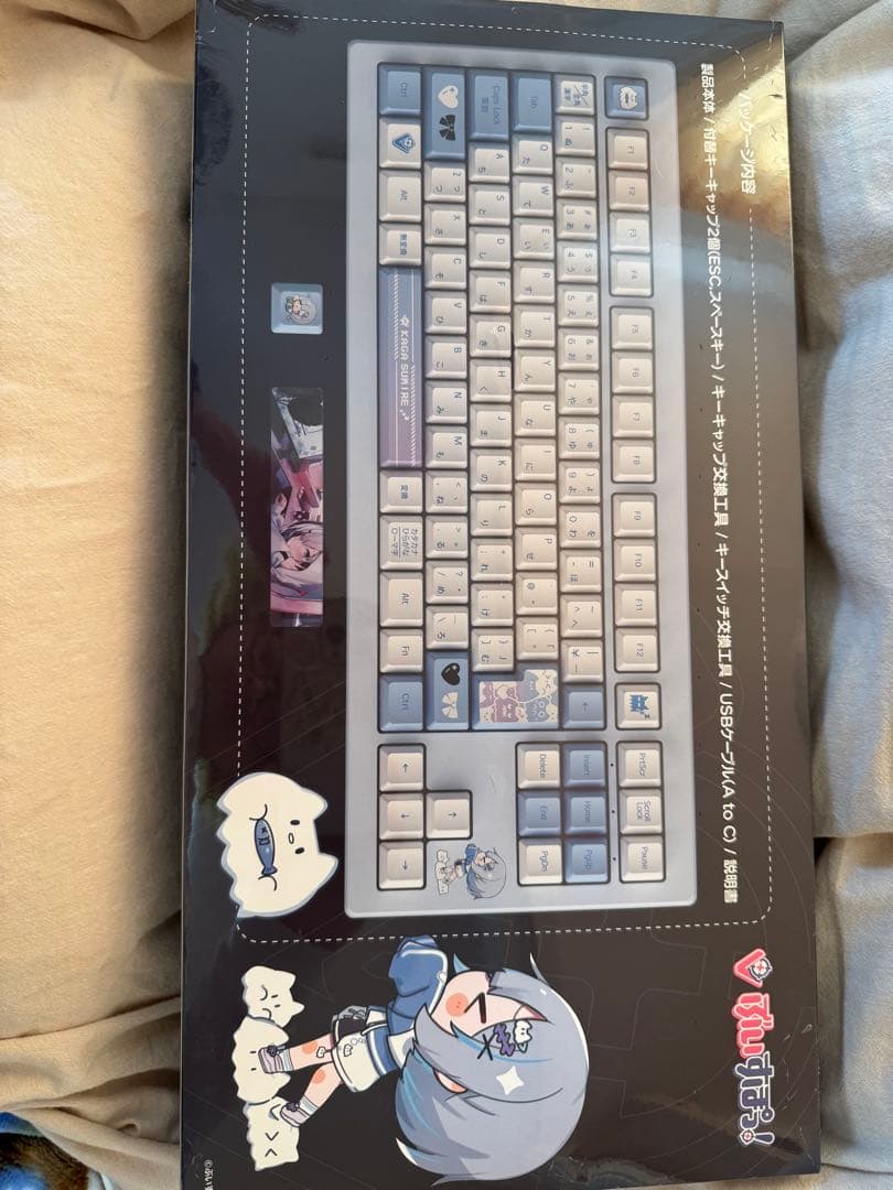 【 新品未開封 】【 即購入OK 】ぶいすぽ 花芽すみれ ゲーミング キーボード