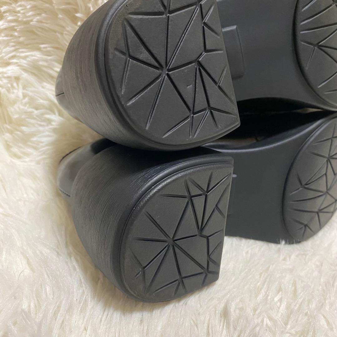 ✨美品✨CAMPER Thelma 厚底 レザー パンプス ブラック黒ローファー