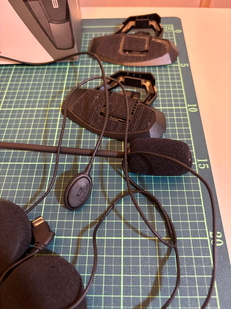 B+COM ONE アームマイク付き、ワイヤレスヘッドセット EX P01付き