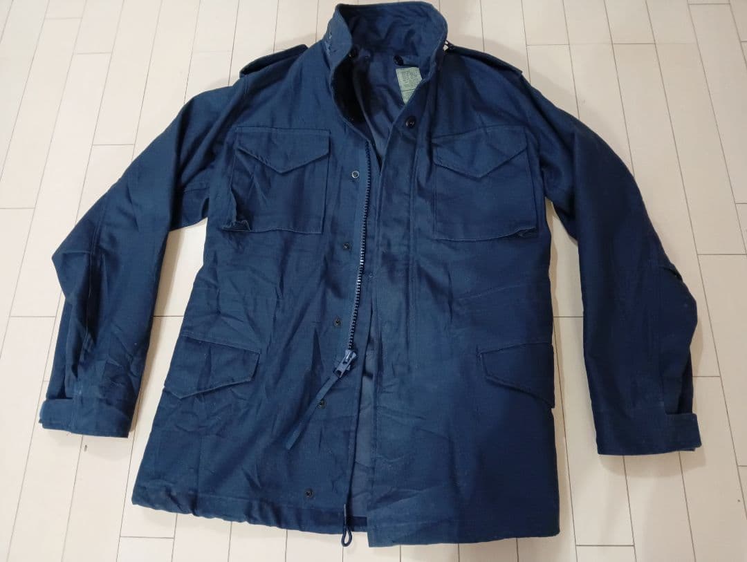 美品 propper社 M-65 フィールドジャケット ミリタリー ネイビー