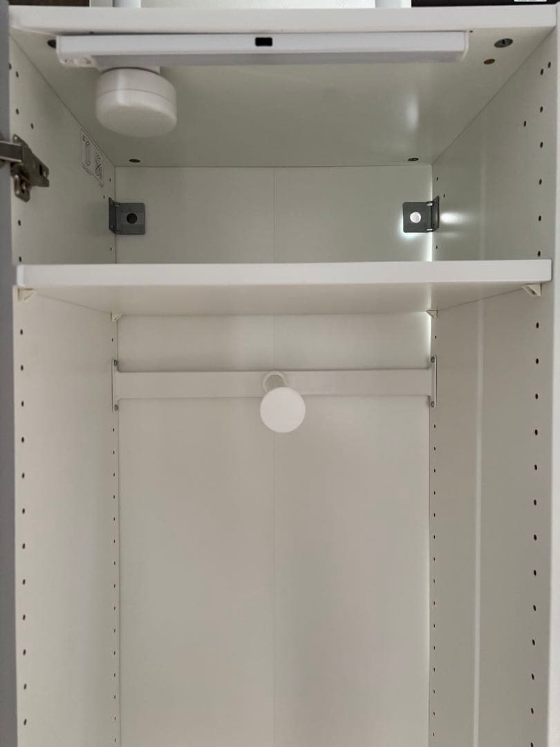 IKEA ワードローブPAX 50x40x200 全身鏡 ミラー扉 収納