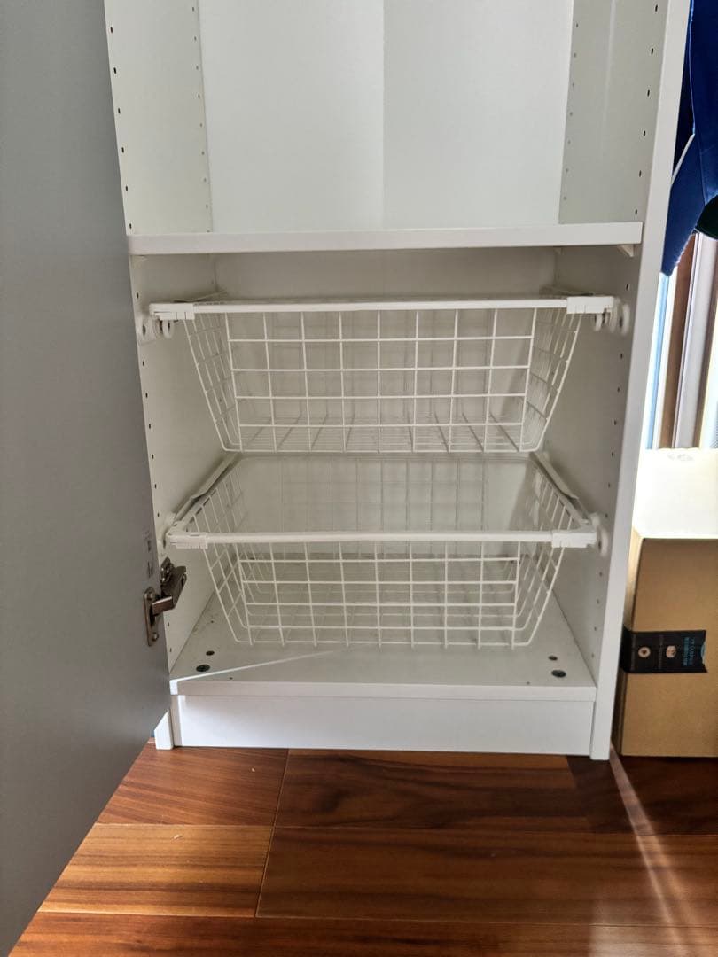 IKEA ワードローブPAX 50x40x200 全身鏡 ミラー扉 収納