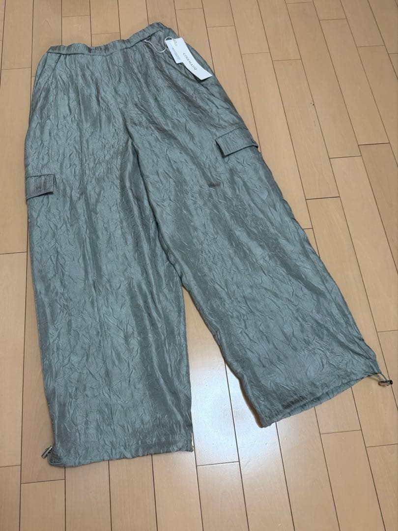 【試着のみ】ダブルポケットワッシャーカーゴパンツ