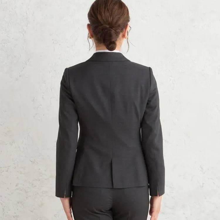 【新品】グレー スカートスーツ セットアップ