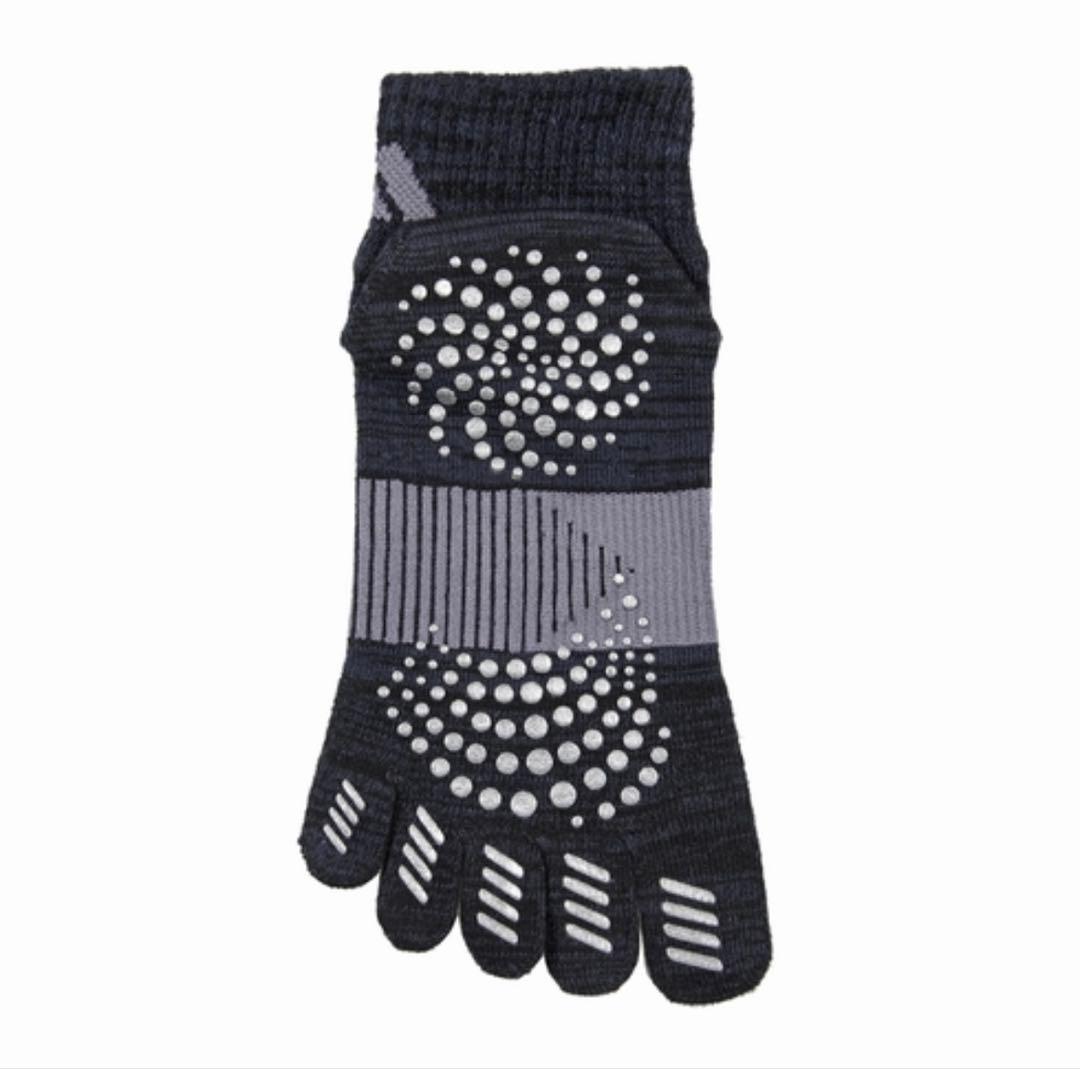 ショート丈【アディダス×福助】五本指ソックス 滑り止め付き 27足セット