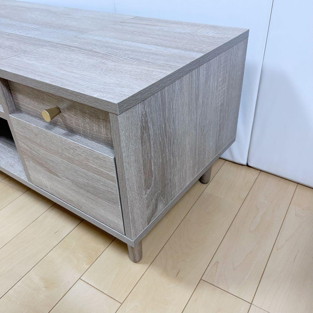 北欧木製ドレッサーテーブル 可動式ミラー付 2way ナチュラル　シャルムw85