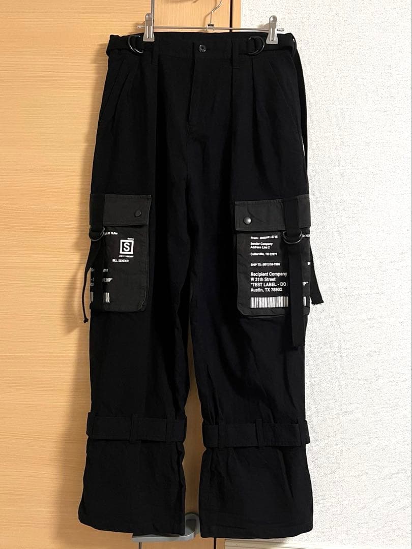 SHAREEF シャリーフ カーゴパンツ ブラック