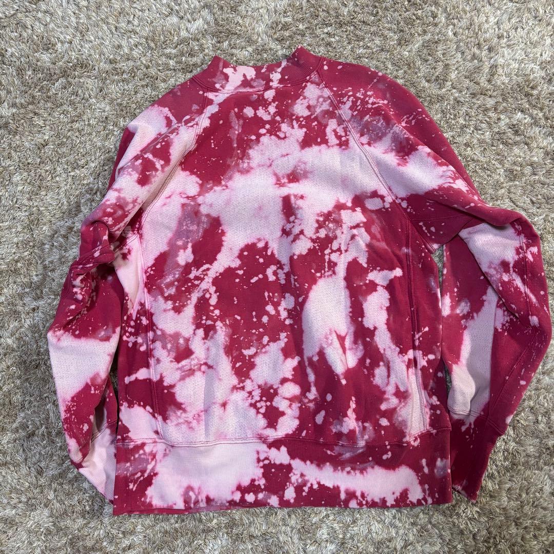 90s チャンピオン　リバースウィーブ　タイダイ　モックネック　L