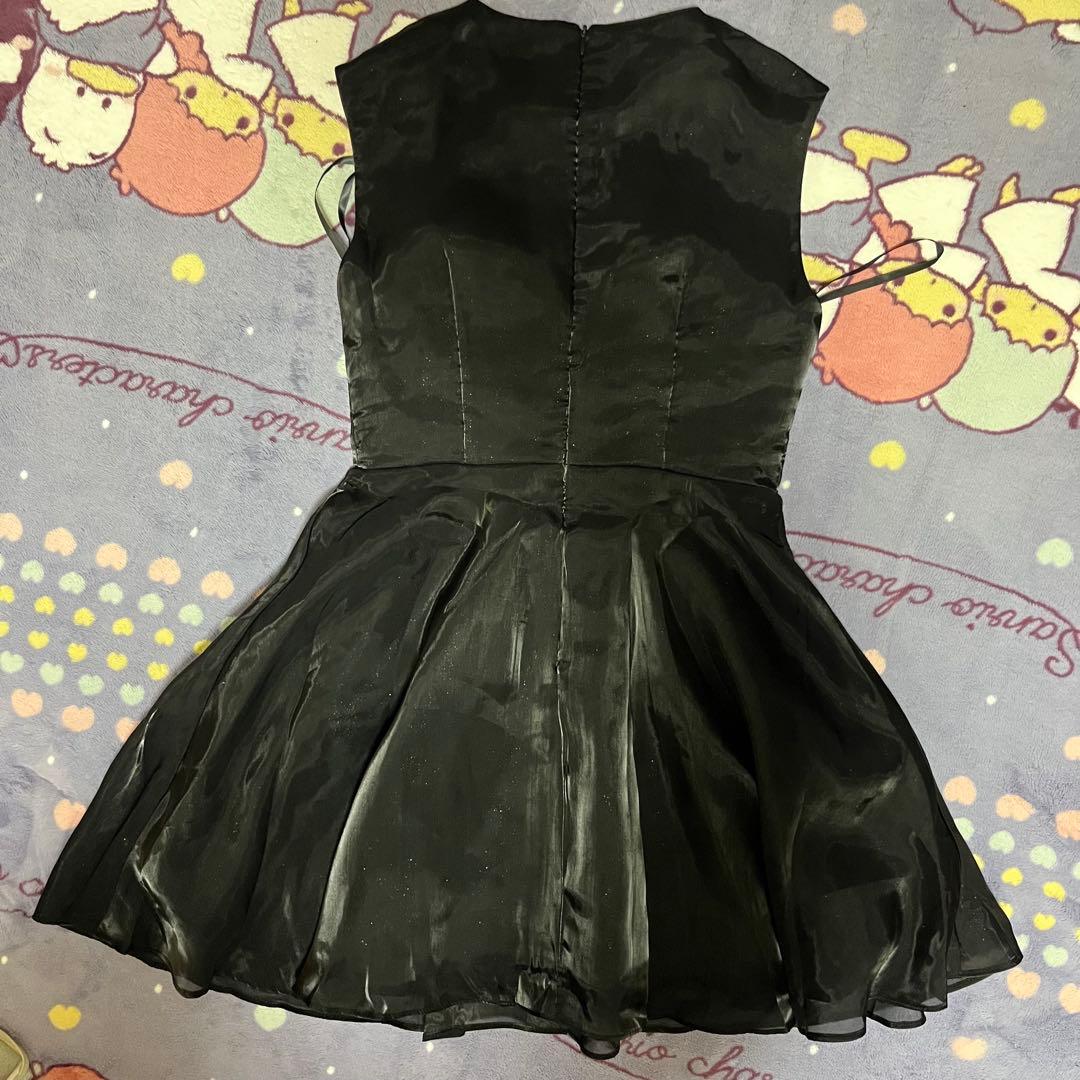 元値11880円☆フロントジップシフォンミニドレス即日発送