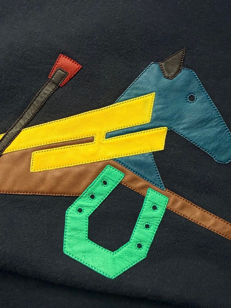 HERMES エルメス　メンズ　スウェット　XL ネイビー　エルメス