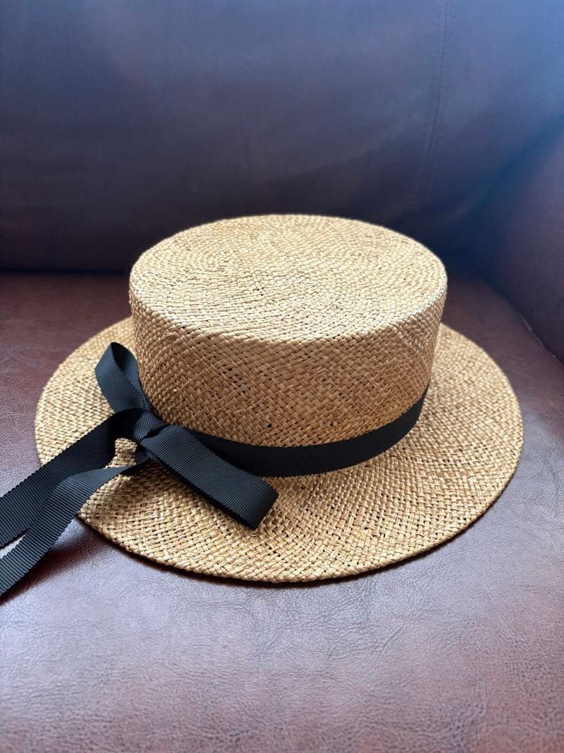 最終価格！カワムラ帽子店　カンカン帽　麦わら帽子