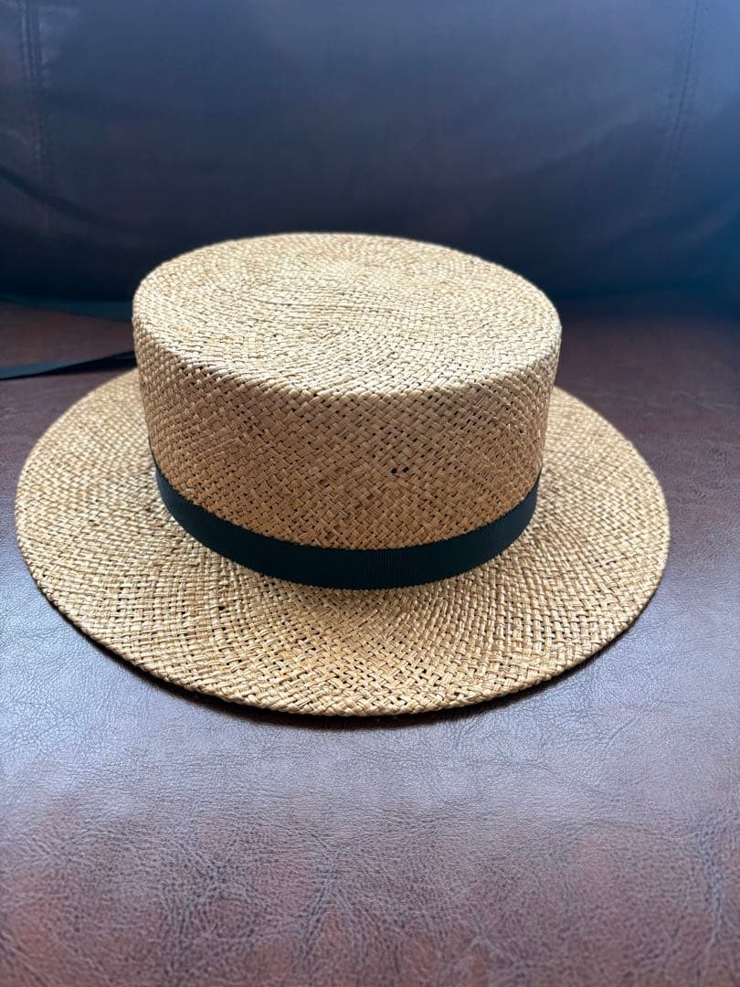 最終価格！カワムラ帽子店　カンカン帽　麦わら帽子