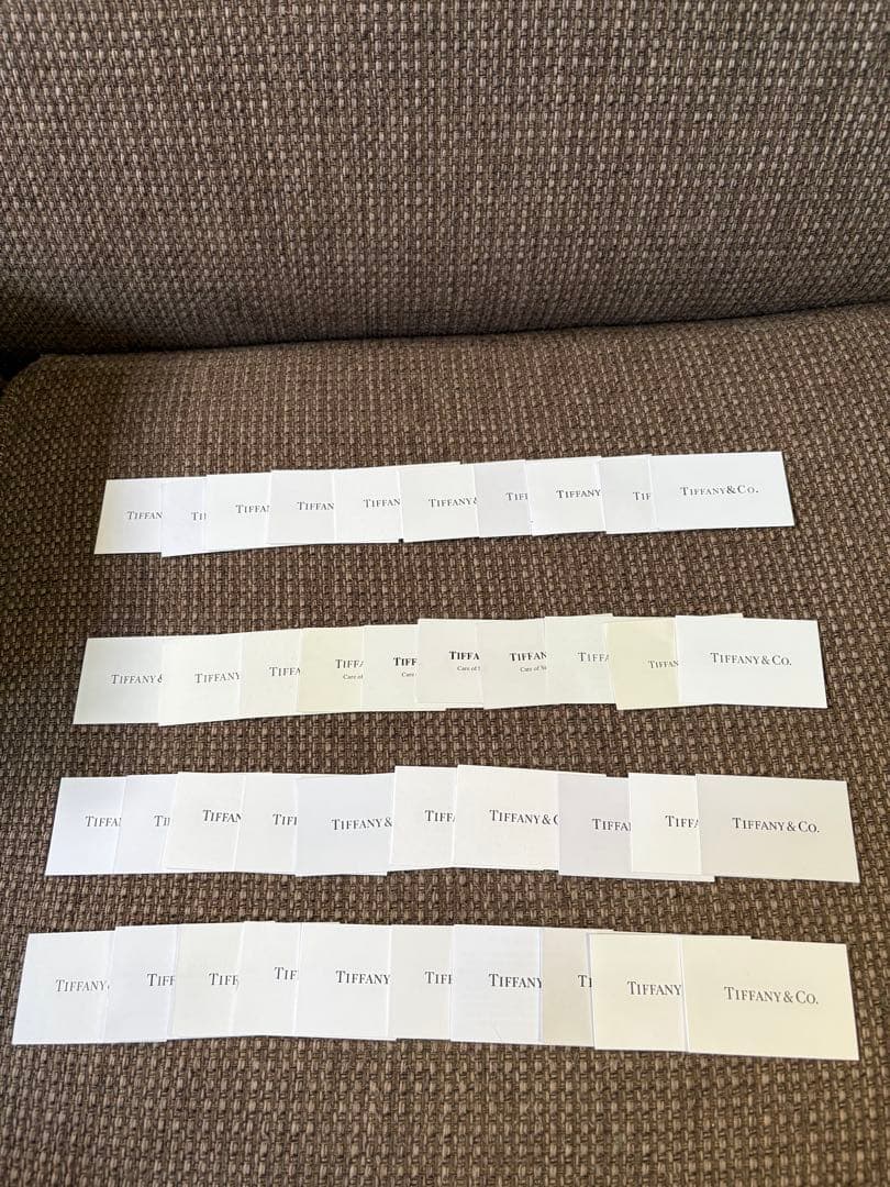 正規品　Tiffanyティファニー　取扱説明書（英語版）40枚セット