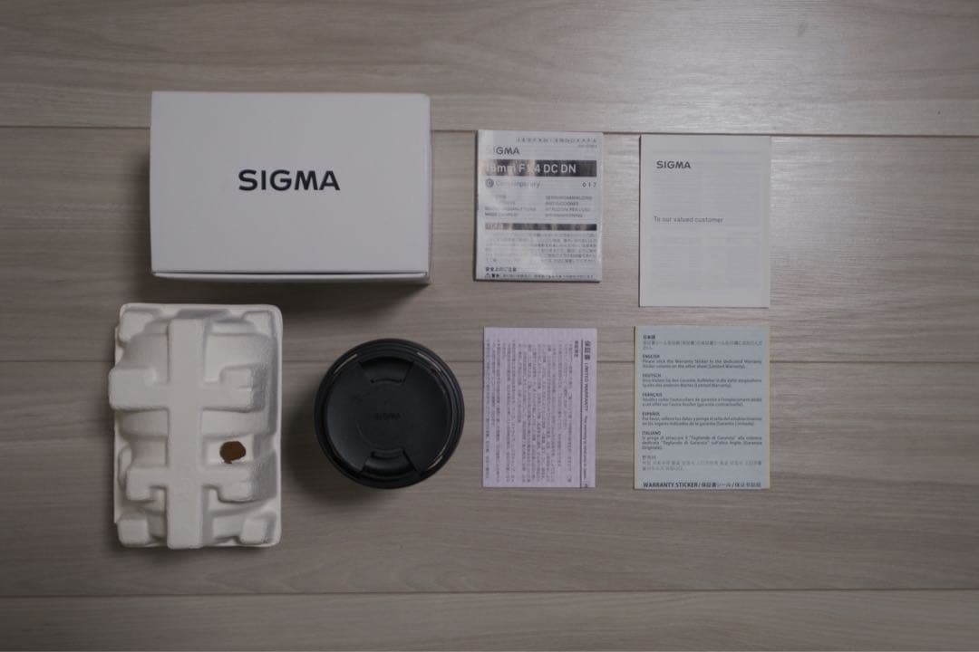 美品 SIGMA 16mm F1.4 DC DN レンズ Eマウント