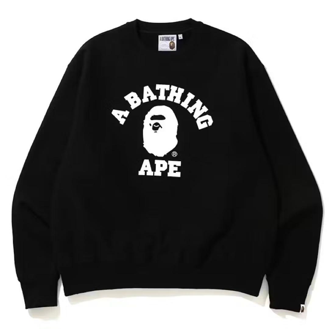 【BAPE】Relaxed Classic College Crewneck