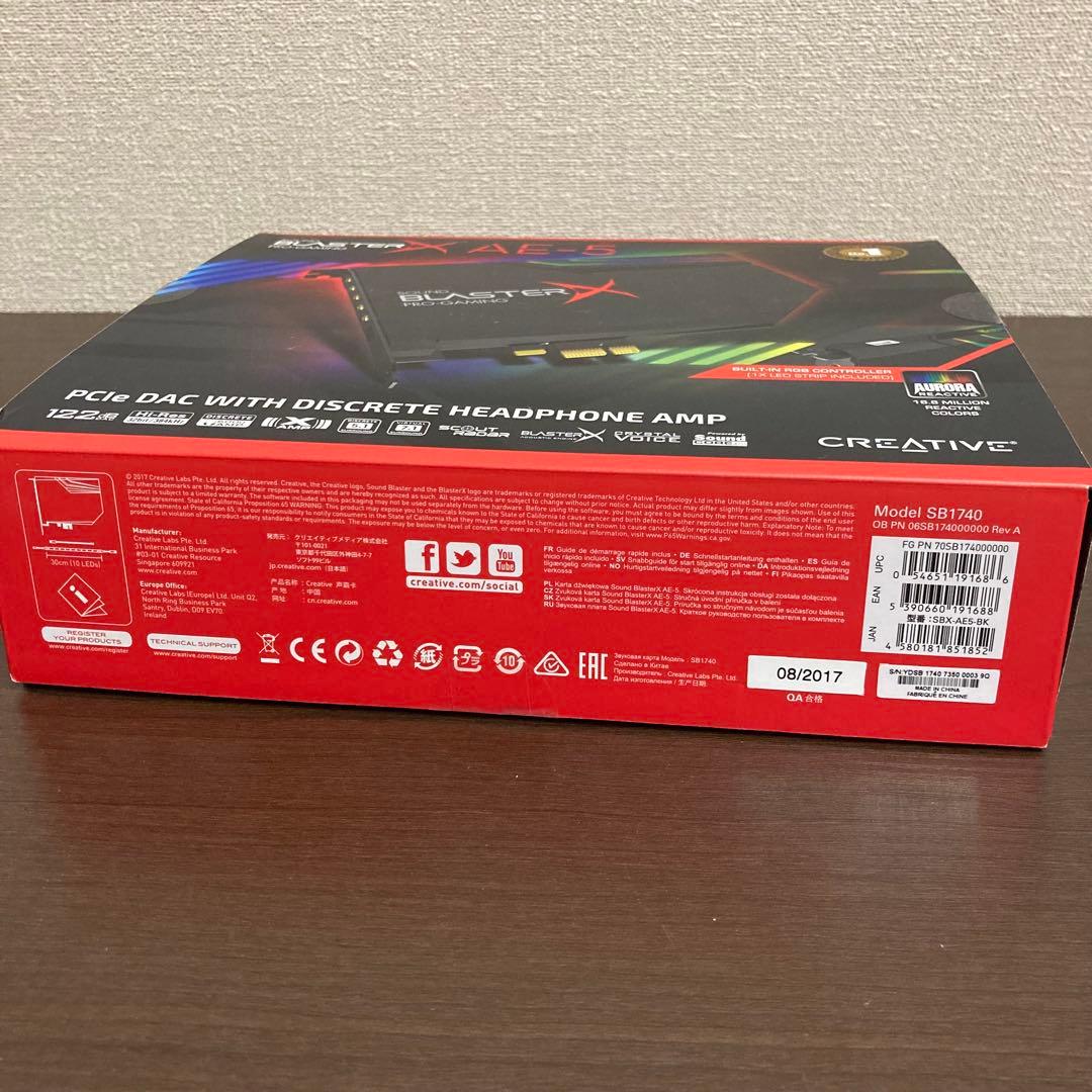 Creative Sound Blaster X AE-5 サウンドカード