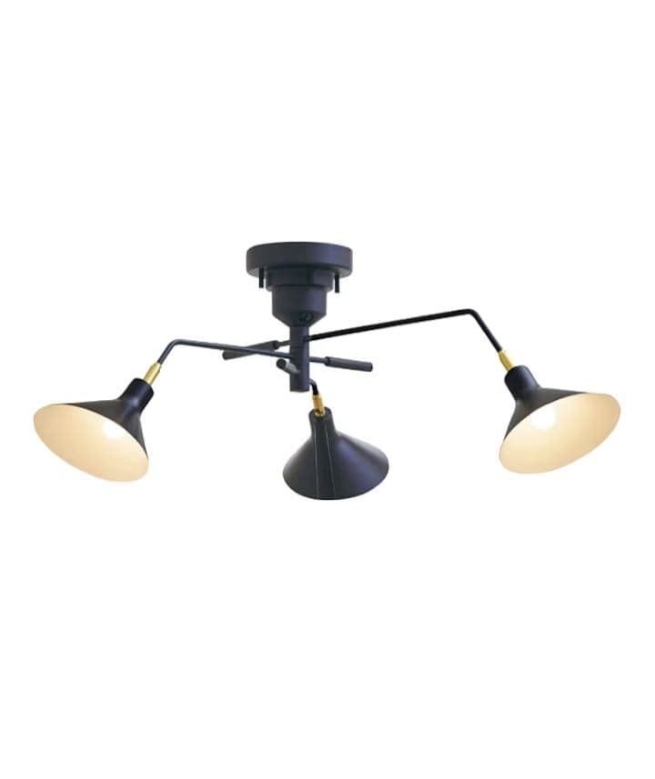 keiインターフォルム シーリングライト LT-9520BK ロネブラック