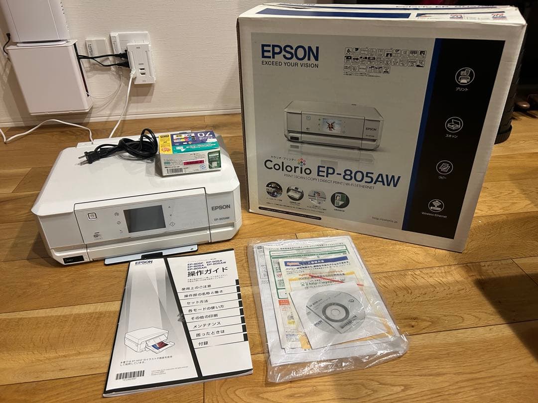 エプソン EPSON プリンター EP-805AW インク付き【ジャンク品】