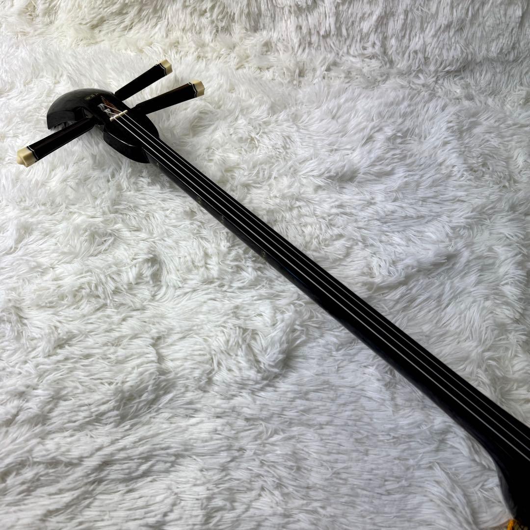 ●沖縄三線 サンシン● 人工皮張り 高級三線 ケース付