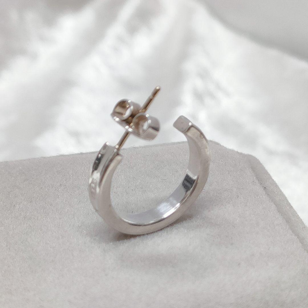 匿名配送 ティファニー 1837 ナローフープピアス シルバー 925 片耳