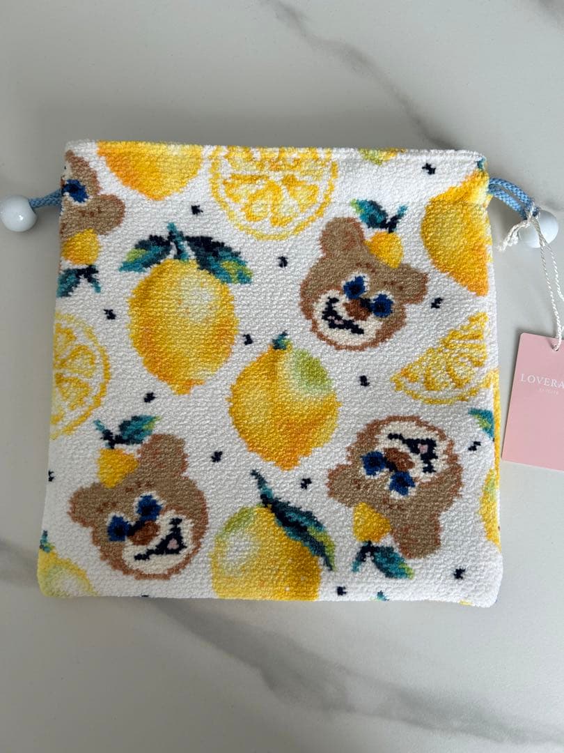 ラブラリーバイフェイラー セトウチレモンドット 広島限定 ハンカチ 新品未使用