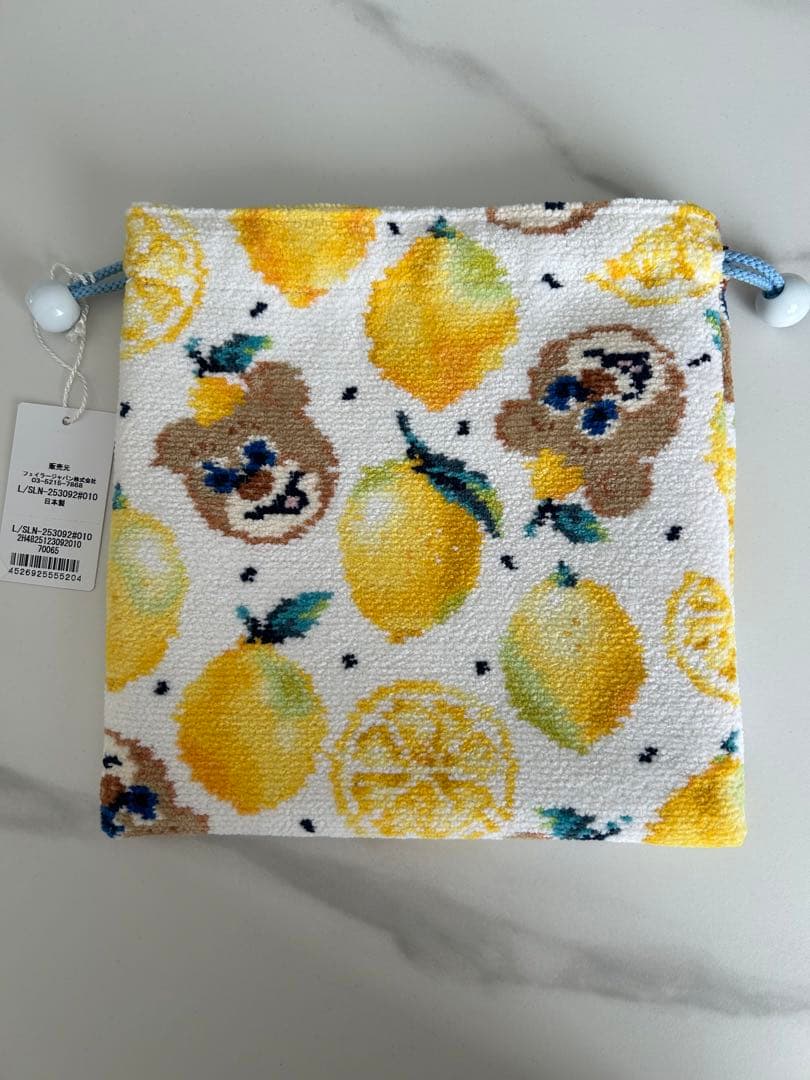 ラブラリーバイフェイラー セトウチレモンドット 広島限定 ハンカチ 新品未使用