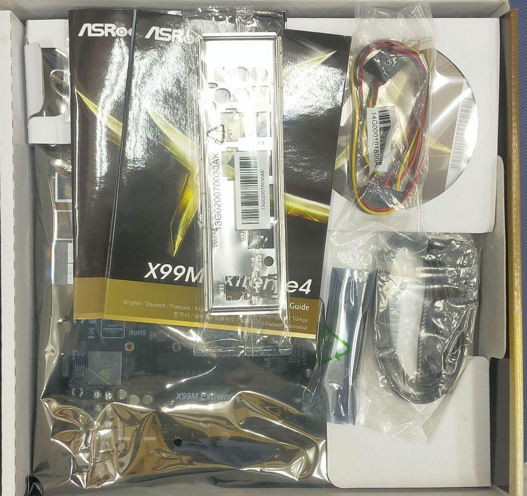 未使用品 ASRock X99M Extreme4 マザーボード