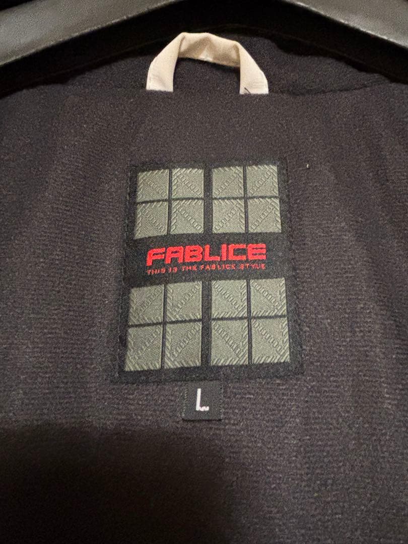 FABLICE スキーウェア Lサイズ （ホワイト/黄緑/ブルー）