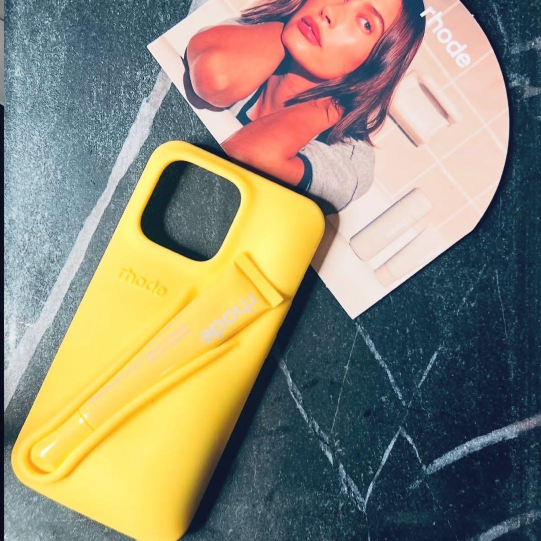 【まよん】rhode skin iPhoneケース リップ付き