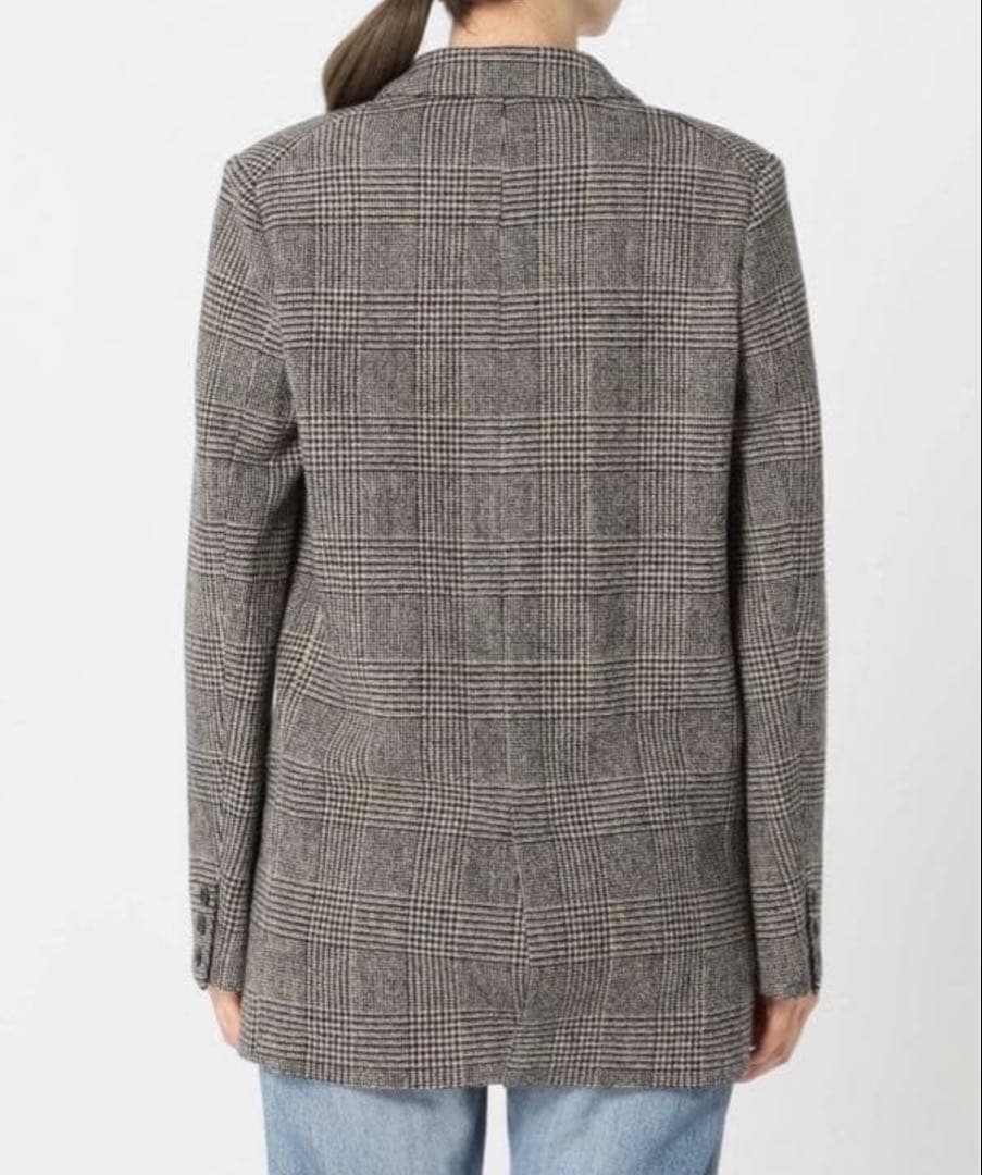 Plage 【GIRL】チェックWジャケット