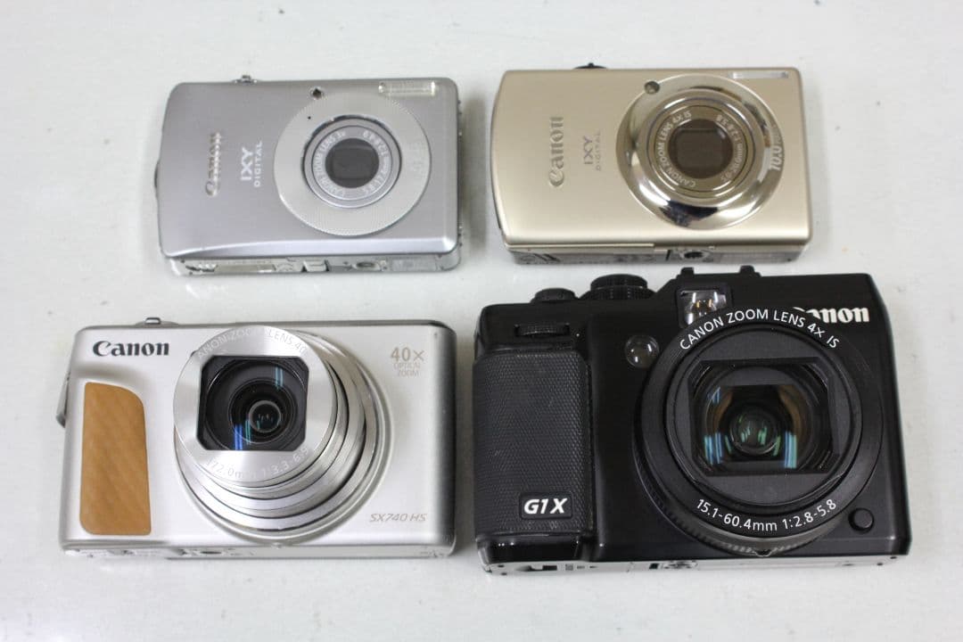 キヤノン / Canon コンパクトデジタルカメラ ４台
