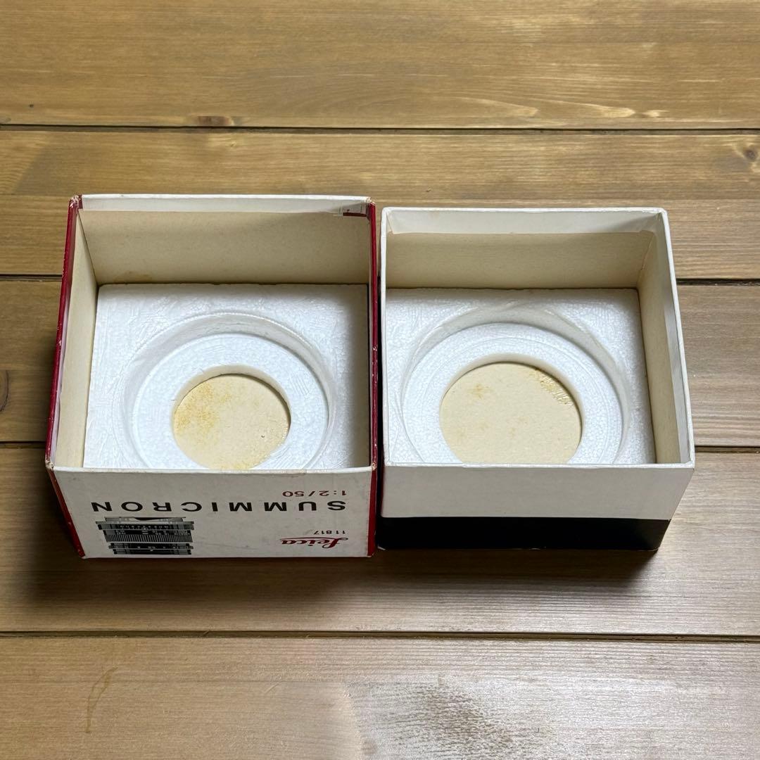 ライカ ズミクロン 50mm2nd 箱のみ Summicron Leitz