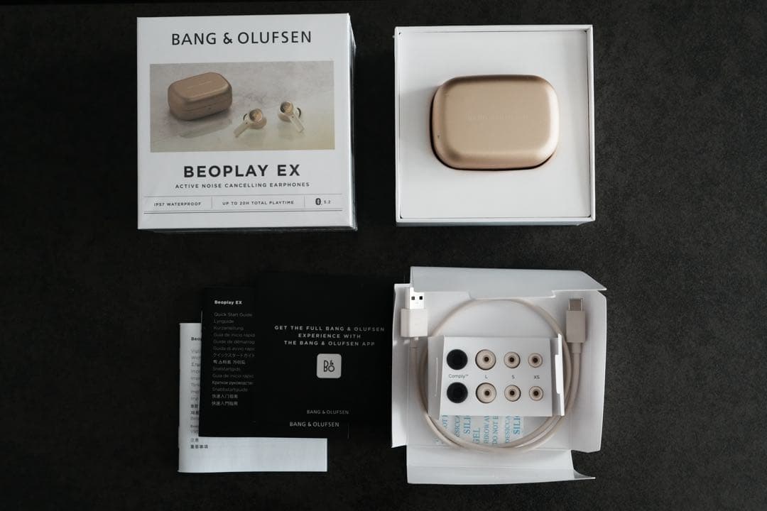 美品‼️Bang & Olufsen BEOPLAY EX イヤフォン ゴールド