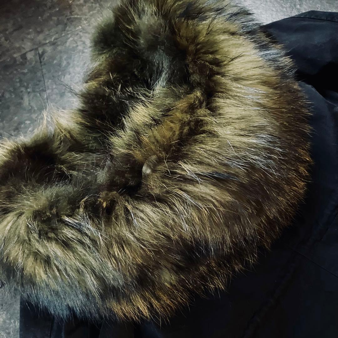 【激レア】 Maomaokong ボリュームファーフード付きモッズコート