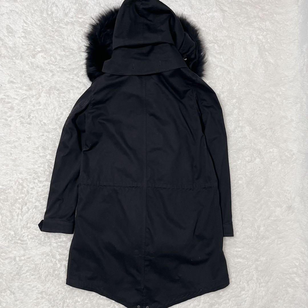 GalaabenD ガラアーベント プレミアムチノクロス モッズコート ブラック