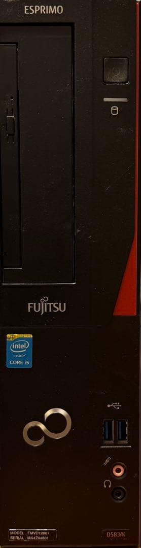 Windowsデスクトップ Fujitsu ESPRIMO D583/K SSD 512GB RAM8GB