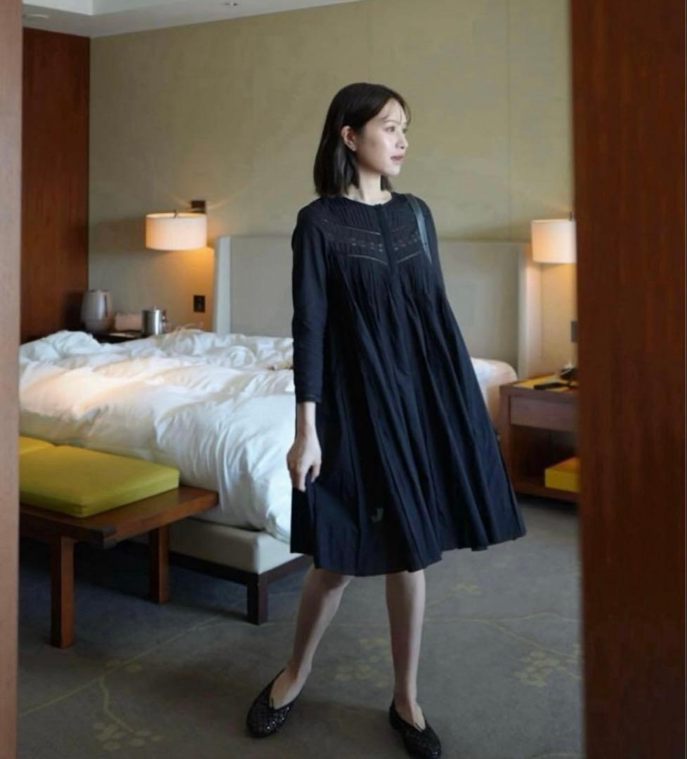 ワンピース laubeblanc Pin-tuck Lace Mini Dress