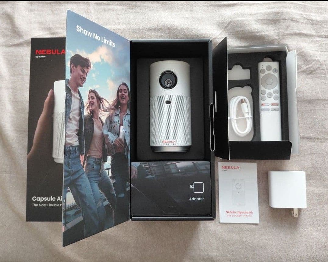 NEBULA Capsule Air プロジェクター本体　ホワイト