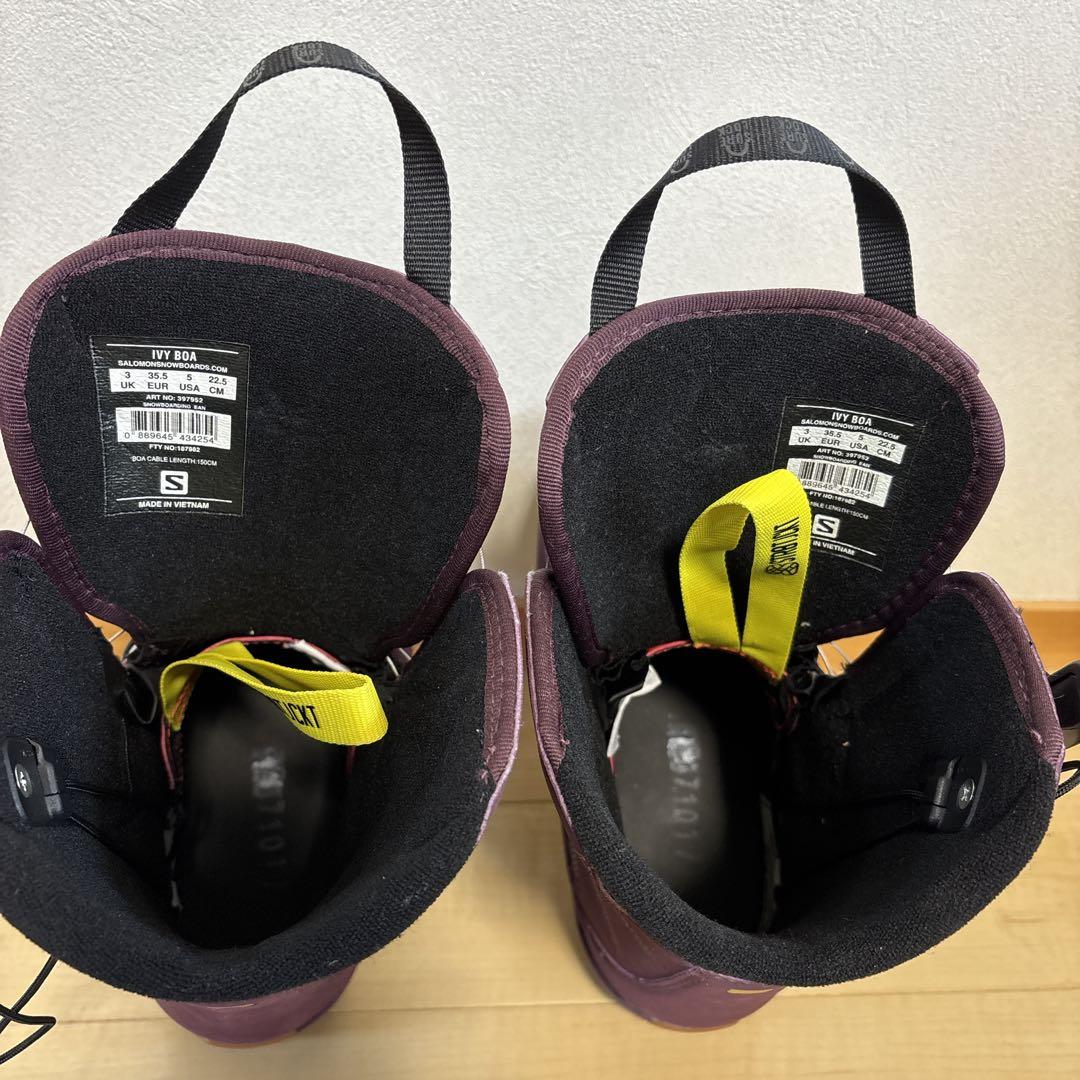 SALOMON サロモン DIAMOND IVY BOA ブーツ 22.5cm