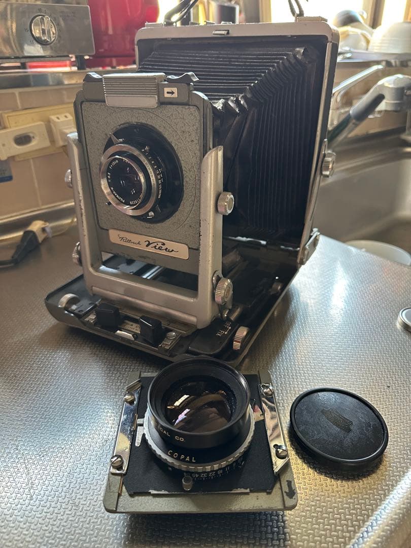 Rittreck View 4×5ジャンク＋150/180mmリンホフ変換ボード