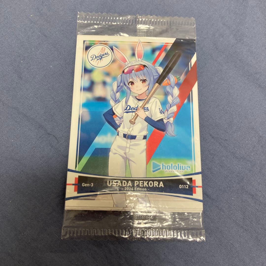 d*9様 アメリカ限定　ホロライブ　ドジャース　コラボ　MLB カード　　3枚