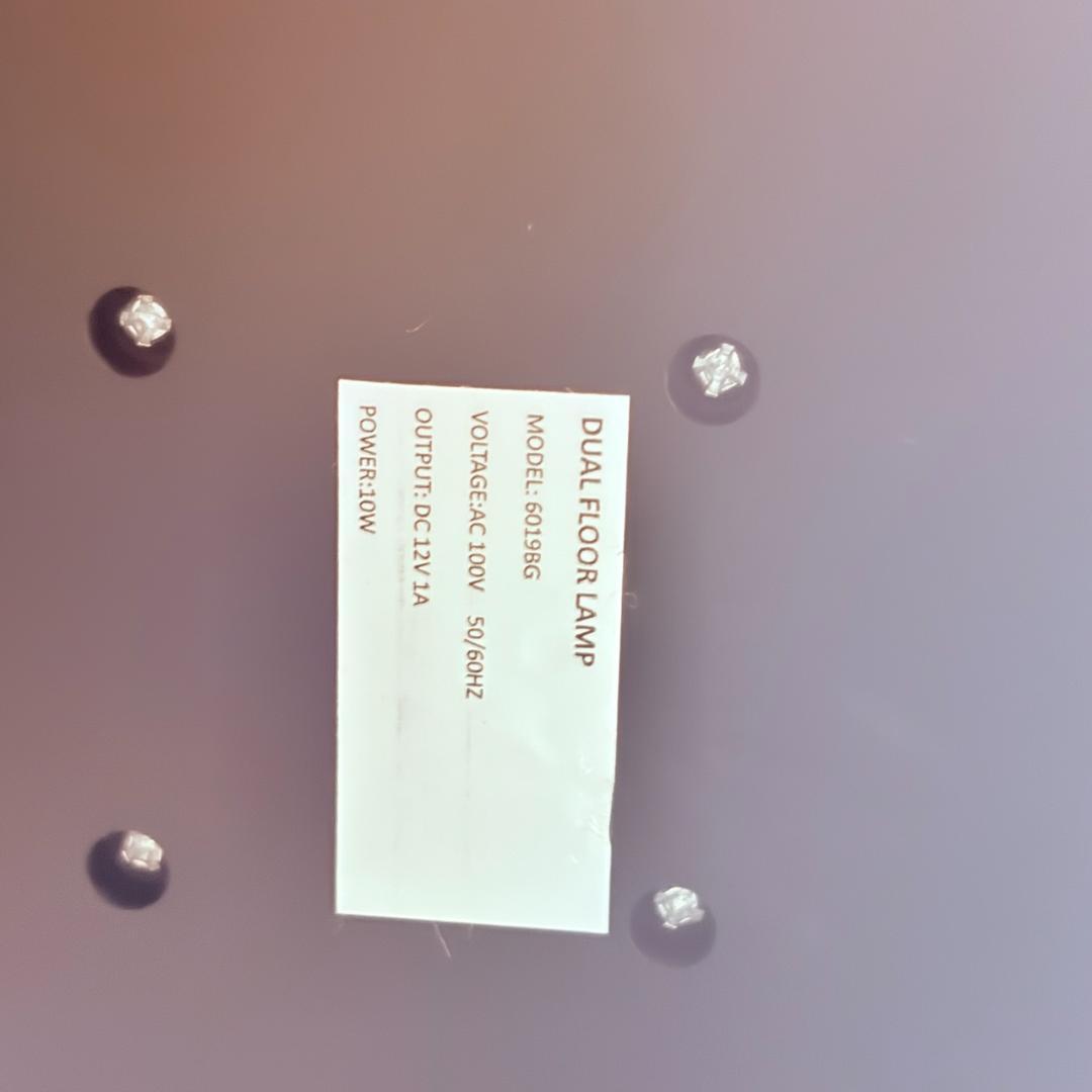 DUAL FLOOR LAMP マツエク用ライト 中古 美容院撤去品②