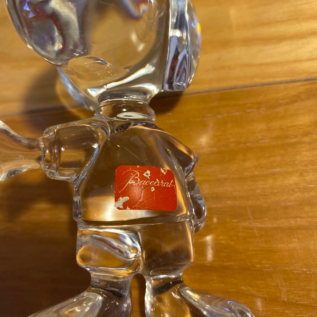 バカラ　baccarat スヌーピー　クリスタルガラス　置物