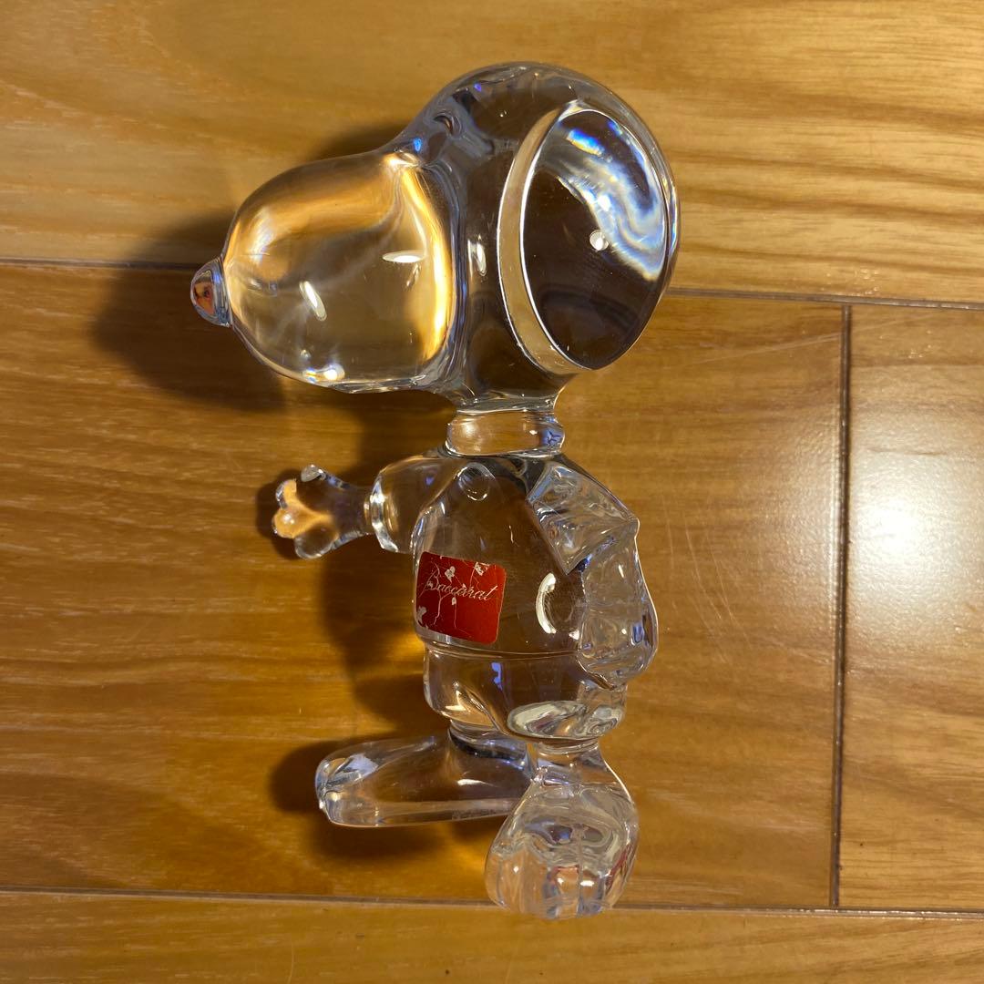 バカラ　baccarat スヌーピー　クリスタルガラス　置物