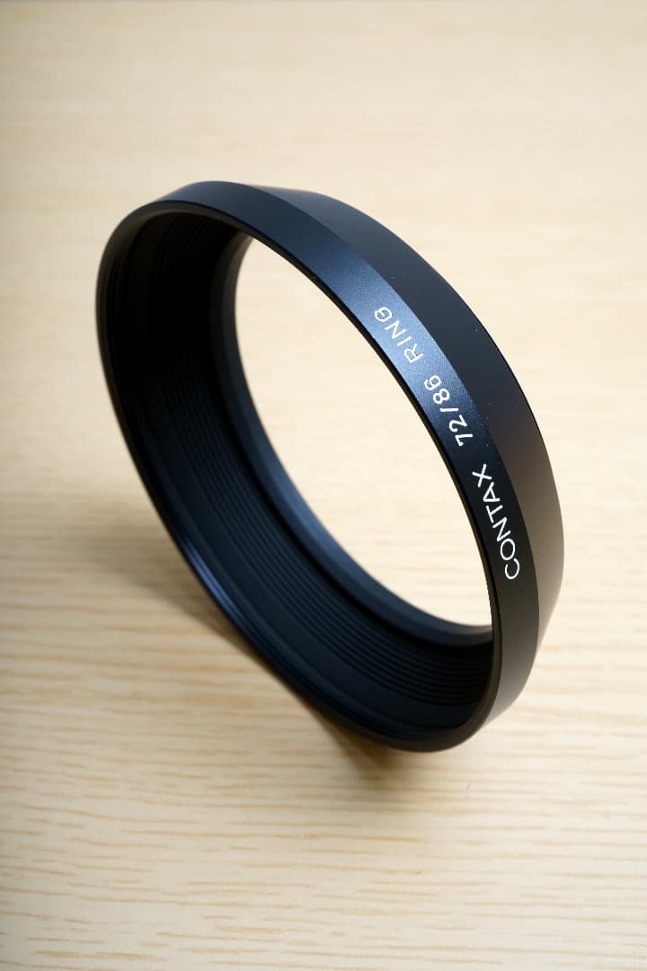 コンタックス　メタルレンズフード用アダプターリング　72mm／86mm　B