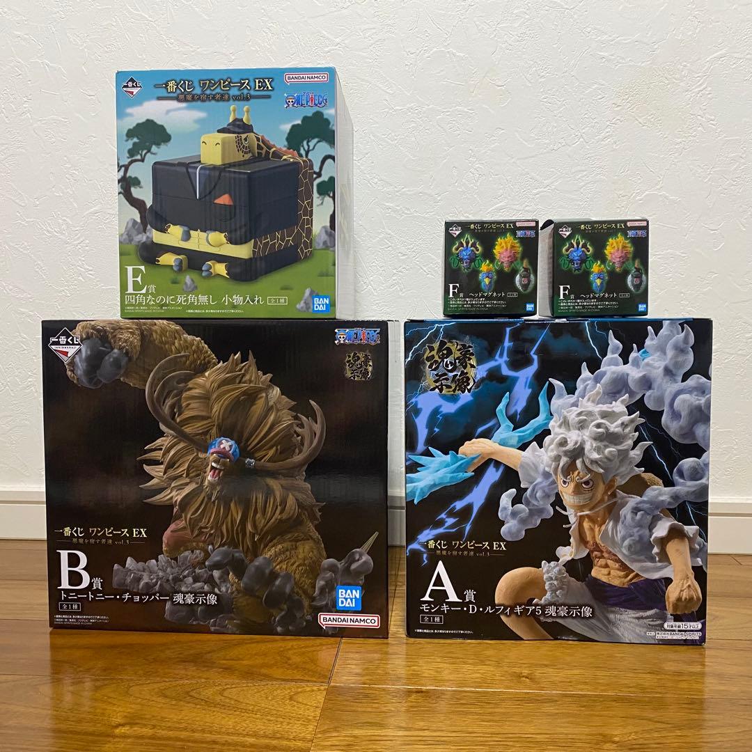 ワンピースEX 一番くじ 5点セット A賞 B賞 E賞 F賞