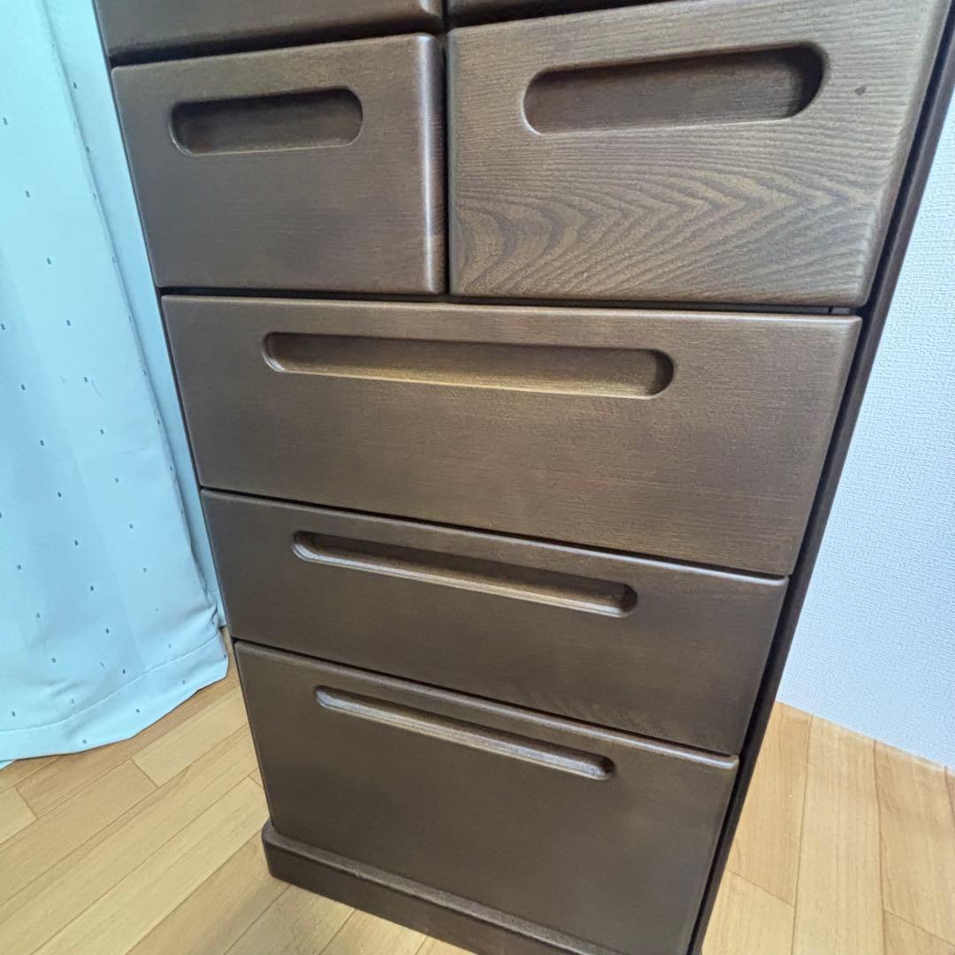 マルヨシ民芸家具 5段 7杯 チェスト 引き出し キャビネット 収納