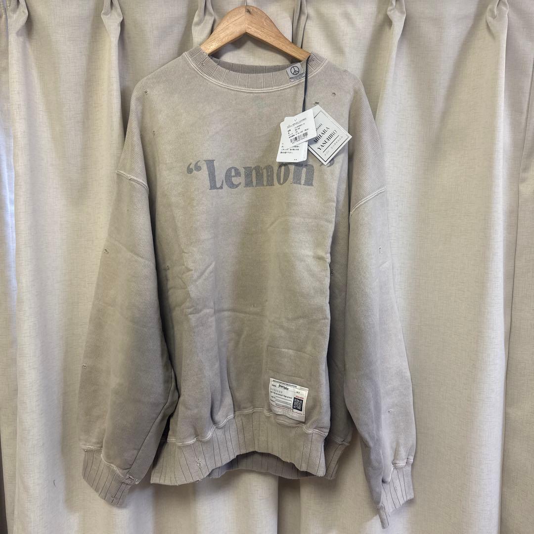 【新品】Mihara Yasuhiro スウェットシャツ　ベージュ