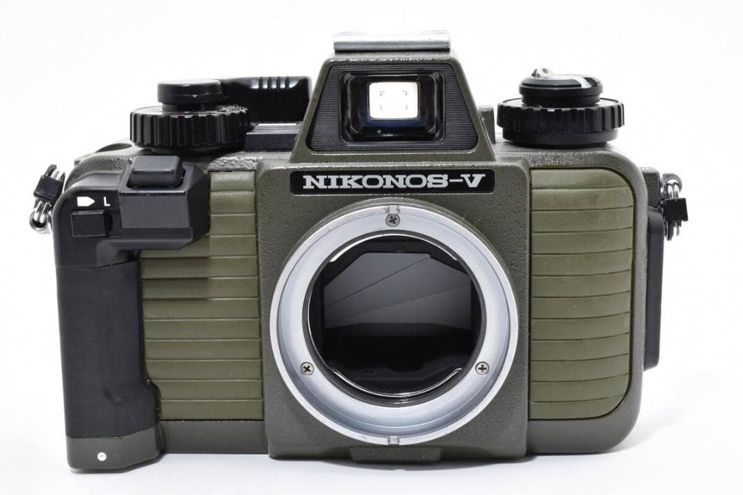 【シャッターOK】Nikon NIKONOS-V オリーブグリーン 水中カメラ
